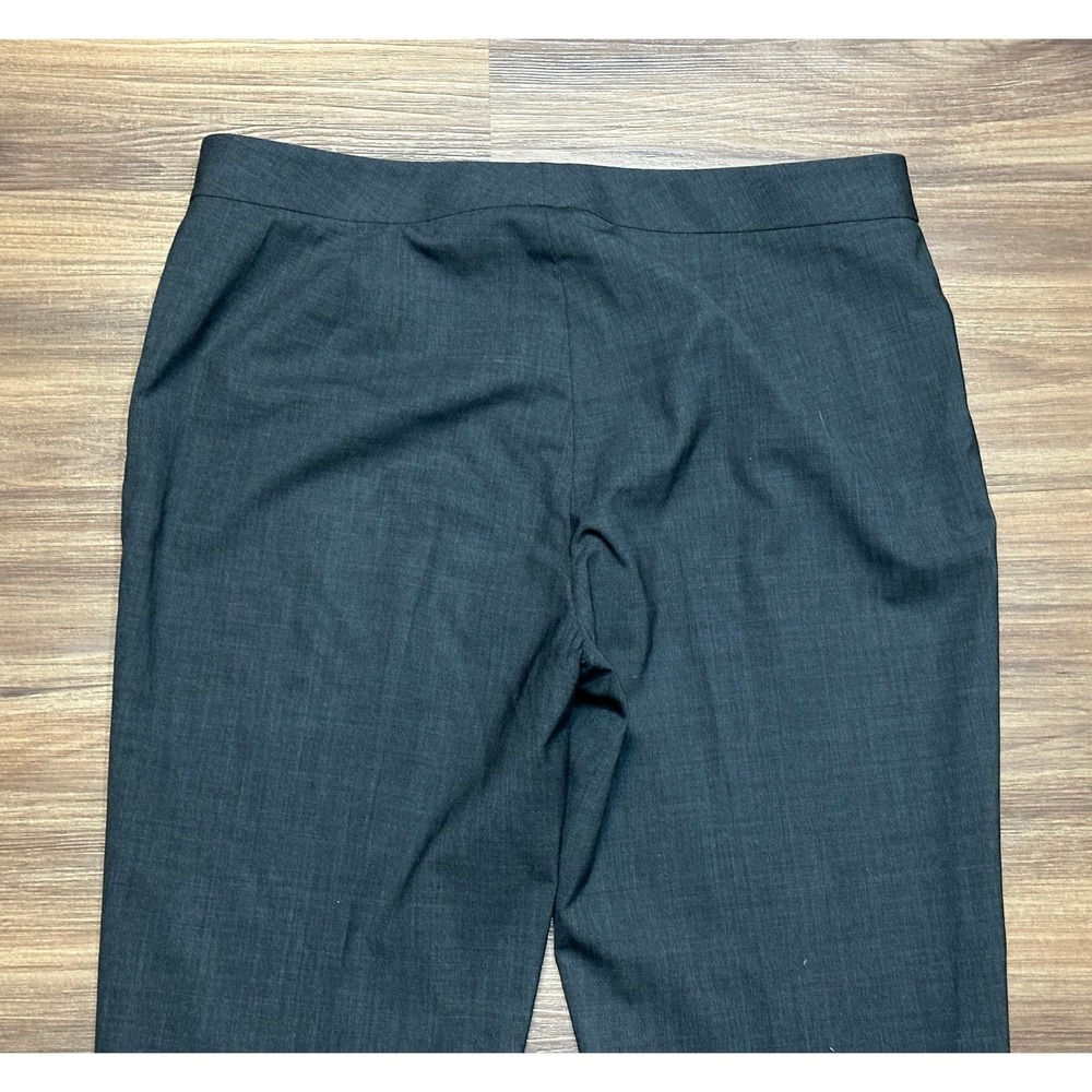 Lafayette 148 New York Irving Charcoal Grey Virgin Wool Blend Dress Pants Sz 8 - Picture 10 of 10